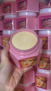 kem trắng da body Tân hoa đô hủ tròn Hồng 180gram