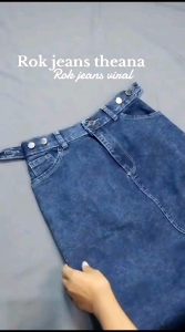 Rok Jeans Panjang Wanita Ootd