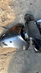 Supra Fit New Fulset Body Halus Warna Abu Tanpa Stiker