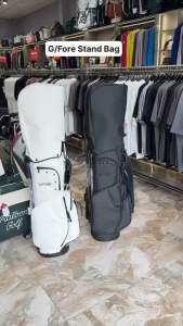 TÚI GẬY GOLF G/FORE TRẮNG PREMIUM EDITION ĐÍNH HẠT SANG TRỌNG | Túi Đựng Gậy G4 Stand Bag Hàn Quốc Chống Nước & Siêu Nhẹ