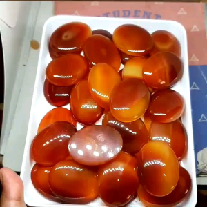 Batu akik orange chalcedony NATURAL buat liontin