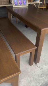 โต๊ะ6ที่นั่ง โต๊ะไม้ โต๊ะไม้เนื้อ ชุดโต๊ะอาหาร ชุดโต๊ะพร้อมเก้าอี้ ชุดโต๊ะไม้เนื้อ งานแข็งแรง รับประกัน เวลาจัดส่ง โต๊ะเก้าอี้แยกกันคะ ต้องกดสั่งซื้อ2รอบแยกกันคะ เพราะสินค้าน้ำหนักเยอะ