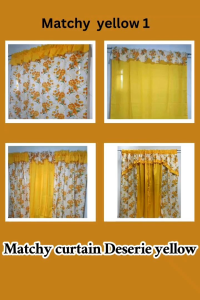 MATCHY MATCHY CURTAIN: DESERIE 1 (TAPAL VALANCE PILLOW CASE HALF CURTAIN MSP VALANCE SINGLE PRINTED)