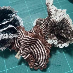 A-one ยางรัดผมลายดอกไม้ คุณภาพดี สไตล์เกาหลี