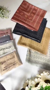 Hijab Segiempat Voal Eklusif Prem Sublim Lasercut Series Sajdah Kamila