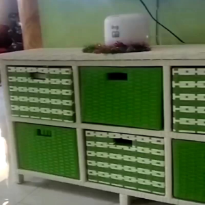 Lemari Plastik Susun 6 Rotan Sintetis: Desain Praktis & Tahan Lama