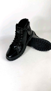 LOZTA Sepatu Pria Boots Pantofel Kerja Hitam Docmart Series