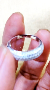 Silver 925 womens pretty stone ring