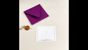 𝓁𝒾𝓁𝒾 ☆ เซตการ์ด minimal พร้อมซองและตราประทับครั่ง Mini Card with Waxseal