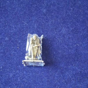 Lord Murugan With Vel: Antique 92.5 Silver Idol - Skanda Devotion Rare Collectible