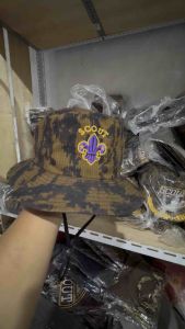 COD Topi Rimba Pramuka Loreng Bordir Scout