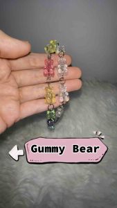 Gelang Rantai Gummy Bear Bracelet Beruang Jelly Warna Warni Handmade Fashion