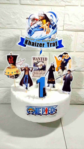 One Piece Trafalgar Law Cake Topper (High-quality Personalize Ready-to-use)