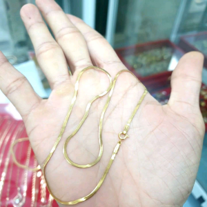 (An toàn cho bé- Không Kiêng mồ hôi muối) Dây Chuyền kiểu dập 2mm cho Nhỏ từ 1 tuổi- Dùng bền bỉ tắm rửa không đen rỉ