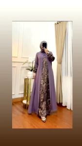 BEENA BASIC // COD // GAMIS TERBARU BRAND D2COLLECTION MOTIF CANTIK MIX POLOSAN MODEL KEKINIAN BERLAYER