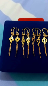 ANTING JURAI DEWASA 925 ASLI LAPIS EMAS