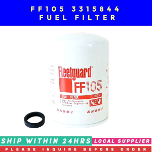 FF105 3315844 FUEL FILTER  SPIN- ON FILTER [LOCAL STOCK. READY TO SHIP WITHIN 24HRS.] FOR CUMMINS ENGINE PART Replaces Baldwin BF957 Donaldson P550105 Wix 33109 CUMMINS 154709