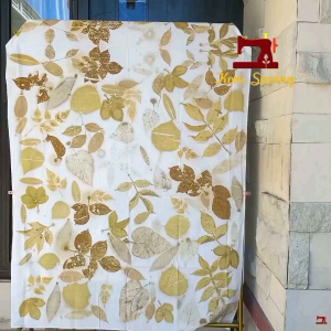 Kain Ecoprint Asli Bukan Printing