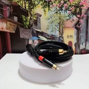 Dây âm thanh XLR Canon Đực ra 2 Jack RCA /AV dài 1.5m