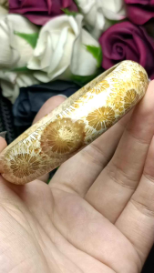 (certificate) High Quality full flower Coral Stone bangle 55.4mm (附证书)高货满花 珊瑚玉 手镯 55.4mm