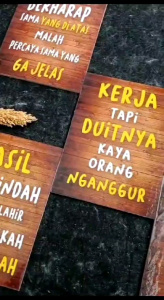 Hiasan dinding MDF kata kata motivasi/pajangan rumah