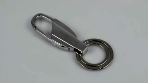 Gantungan Kunci Mobil Motor Spring Key Chain Stainless Steel Carabiner