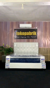 Satu Set Divan Spring bed Plushtop Nomer 1 Dipan dan Springbed Plustop Ukuran 180x200