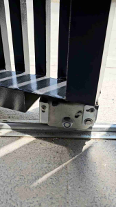 R10 360° Turning Spring-Loaded Sliding Gate Wheel | Heavy Duty Adjustable U-Groove Gate Roller with Ball Bearing