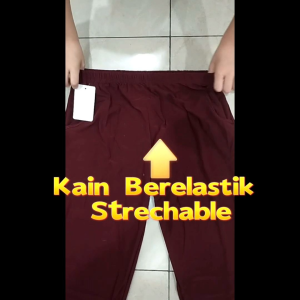 Seluar Panjang Berelastik Wanita L9/ Lady Casual Elastic Long Pant Free Size 🔥HOT SALE🔥