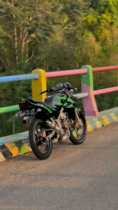 STRIPING STICKER ORI LIS STANDAR DECAL KAWASAKI NINJA R SE spesial edition tahun 2015