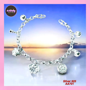 🌈AAbaby Galleries AA701 Original Baby S925 Silver Anklet Bracelet Healthy身心健康Rantai Kaki/Gelang Bayi