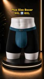 (3XL-6XL) 2pcs Boxer Men Plus Size Underwear Men Celana Seluar Dalam Lelaki Dewasa 3XL 4XL 5XL 6XL