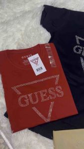 premium wear guess rhinestones shirt in mens and ladies