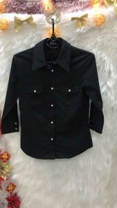 Áo Sơ Mi Nút Bấm Bé Gái 2 hand Nhật- hiệu R.P.B- Size 6-7 tuổi(#A102)