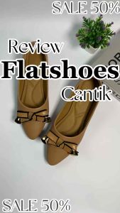 Futto.chic sepatu flatshoes wanita cantik pita novianti