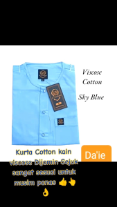 Kurta At Tijarah Kain Cotton Sejuk Lembut kurta murah kurta kaib viscose
