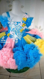 dress petite megar renda istimewa free bando