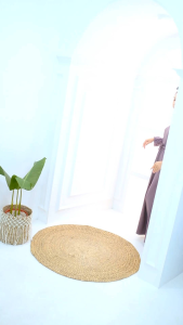 Zeena dress gamis wanita muslimah knit organza busui jumbo