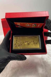 พร้อมส่งด่วน 1 วัน ของขวัญปีใหม่ แผ่นทอง ปีม้า ปีมะเมีย ของขวัญมงคล แพ็กเกจพรีเมี่ยม ของฝาก เสริมการงาน แผ่นทองเสริมดวง แก้ปีชง ดวงตก