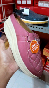 Promo Puncak 7.7 Selop Bustong Wedges KicKers Aulia 49 Mira Marun Oclia Yasta Olshop ( COD )