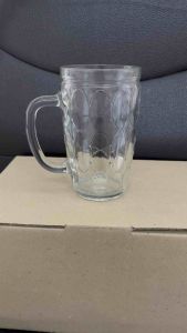 Gelas Gagang Kaca /Gelas Warung/Gelas Es Teh Jeruk IEN 13 KIG Kedaung