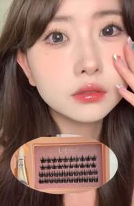UR Beauty Best seller Easy DIY 136 Clusters Individual Reusable UR Beauty Lashes with glue Length 11-13mm
