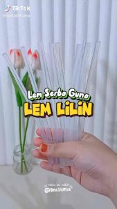 LEM TEMBAK GLUE GUN KECIL BAKAR LILIN / Lem Bakar / Glue Stik Kecil ( Paket 10 Pcs ) MJ Elektric