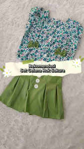 Setelan Rok Celana Bayi Usia 6-18 Bulan /baju bayi perempuan /baju bayi korea