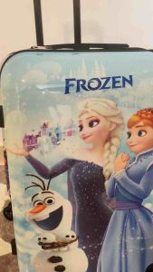 20inch Cabin Trolley Case Elsa Frozen Suitcase Double side Printed Cartoon Luggage Beg Bagasi