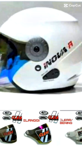 Kaca Helm & Visor Helm MDS Vento Protektor BMC Inova