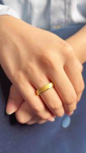 TOMEI【真爱每一刻】True Love Couple Ring Yellow Gold 916/22K