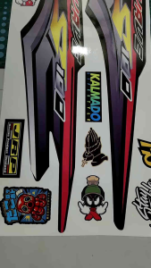 HONDA WAVE 100 S STOCK DECALS (WATERPROOF NO FADE FULLY LAMINATED)