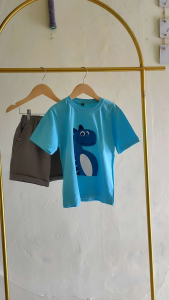 Baju Setelan Anak Little Dino 1-6 Tahun