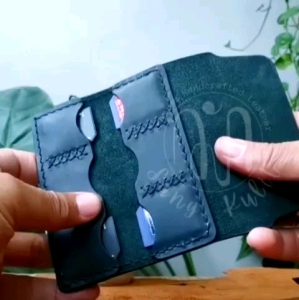 Dompet Wadah SD Card Tanpa Kancing Isi 6 Kulit Premium | Memory Card Case Holder